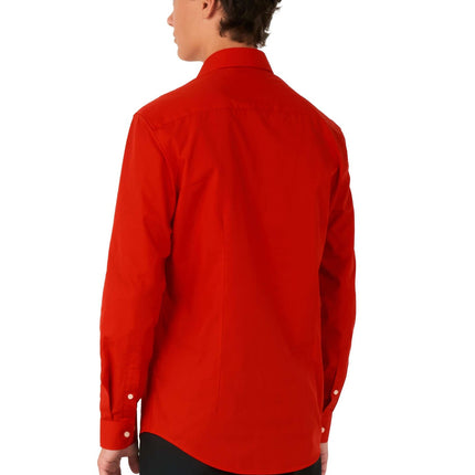 Rød skjorte, dreng, teenager <tc>OppoSuits</tc>