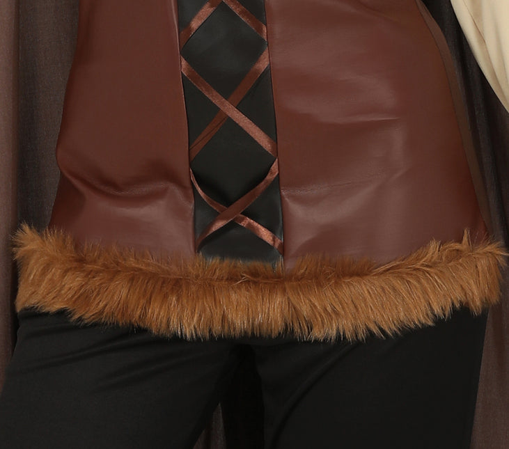 Vikingekostume brune damer