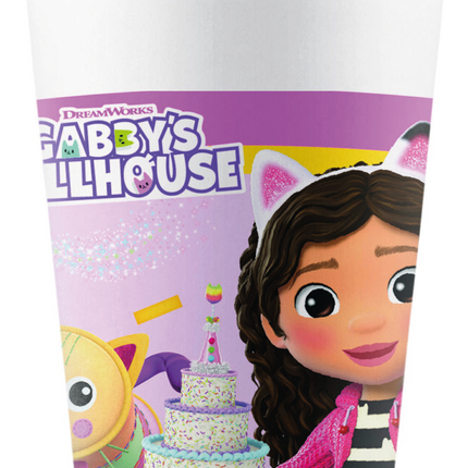 Gabby'S Dollhouse Cups 200ml 8stk