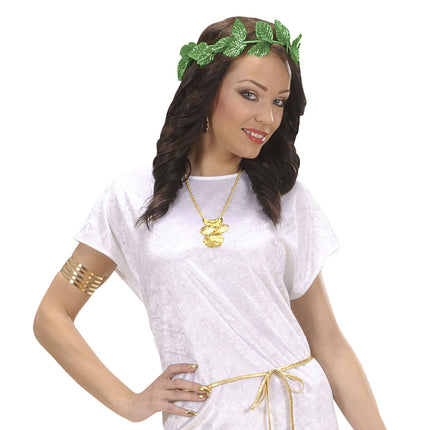 Grønt pandebånd-guirlande