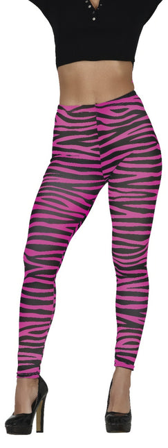 Zebra Legging Pink Ladies