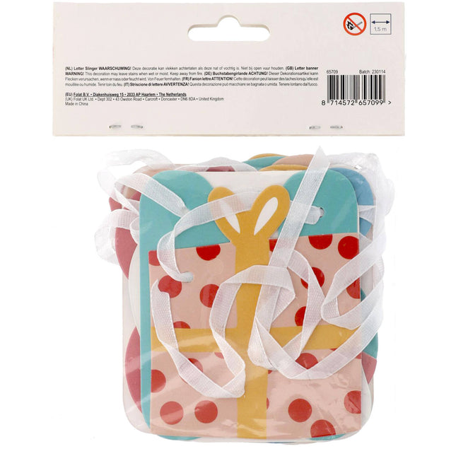 Brevbanner Velkommen Sint & Piet 1,5 m