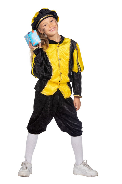 Pietenpak Kind Gul/Sort Luxe