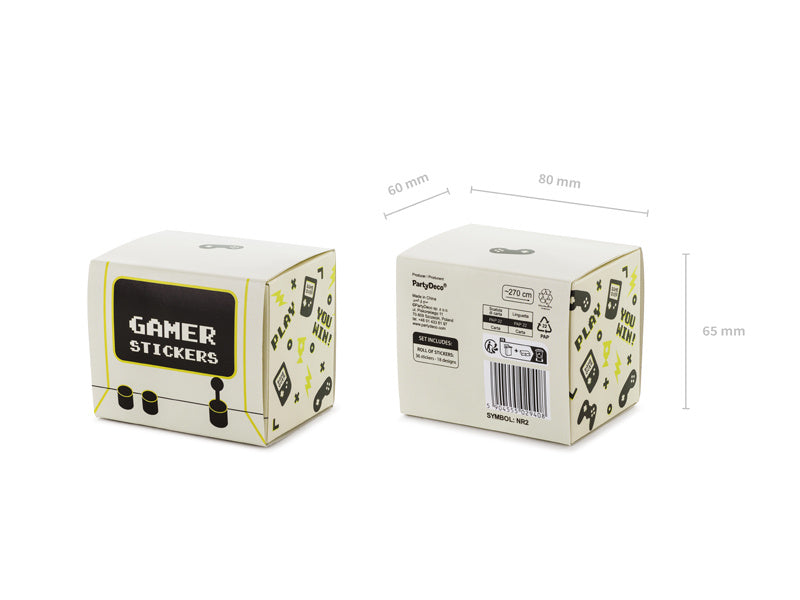 Klistermærker til spilfester