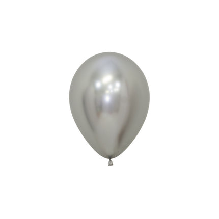 Balloner Reflex Silver 12cm 50stk