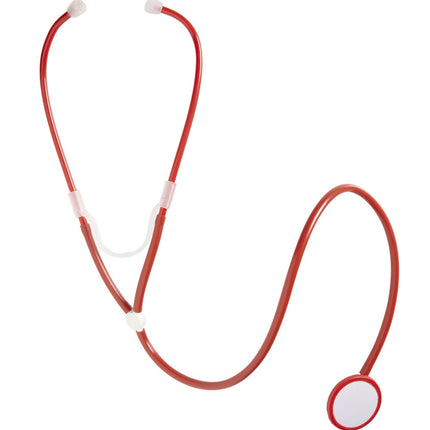 Rødt stetoskop