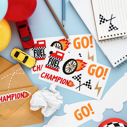 Racing-klistermærker 6 stk