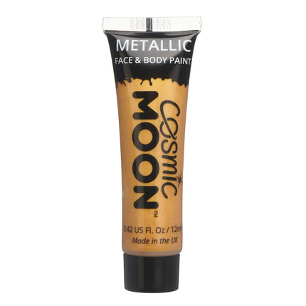 Cosmic Moon metallisk ansigtsmaling guld 12 ml