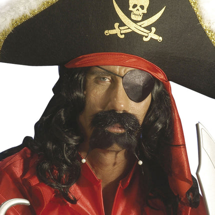 Pirat øjenskygge Satin