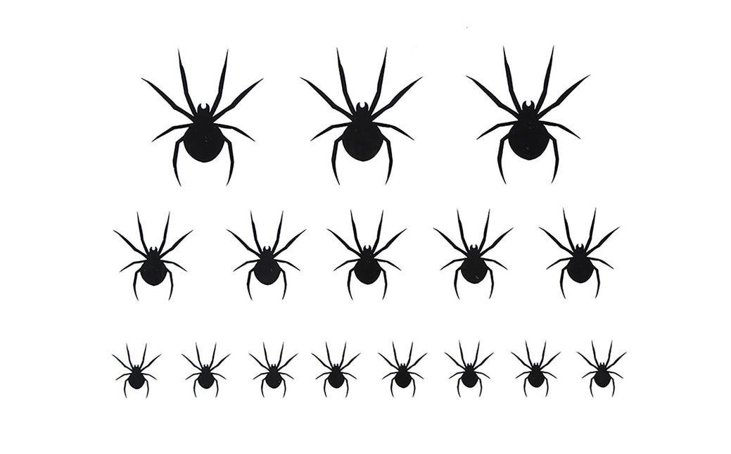 Halloween falske tatoveringer Edderkopper