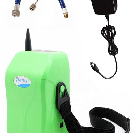 Genopladelig ballonpumpe med rem 40W