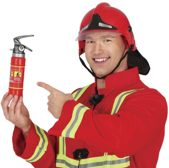 Rød falsk brandslukker 23 cm