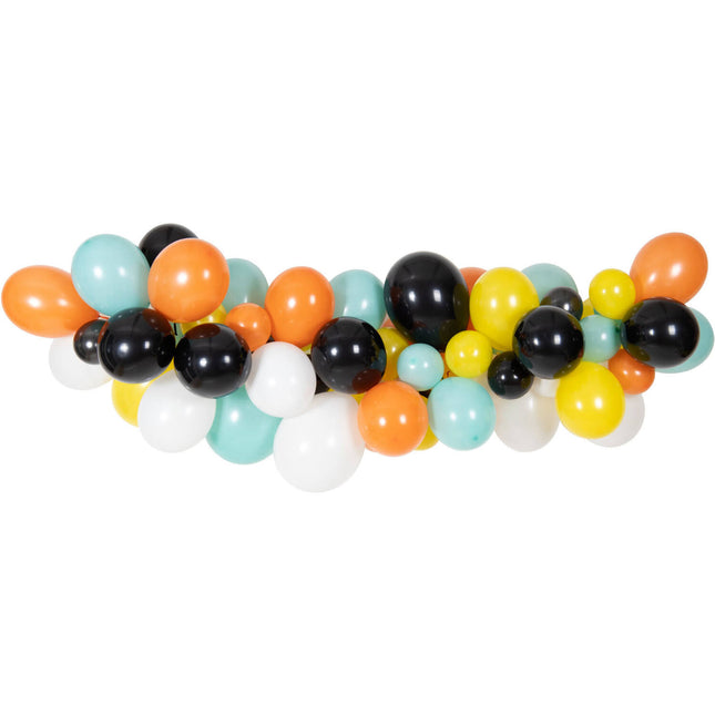 Farvet ballonbue Dino