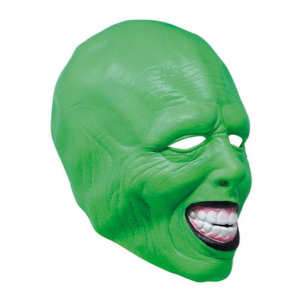 Alien med grøn maske