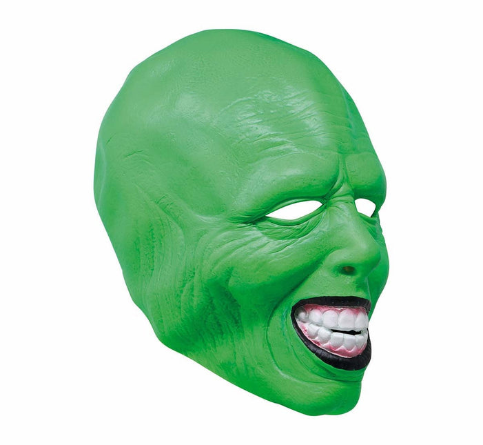 Alien med grøn maske