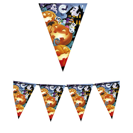 Halloween-guirlande græskar 3m