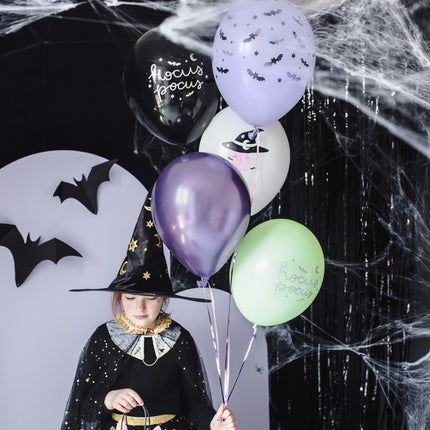 Halloween-balloner Hokus Pokus 30 cm 50 stk