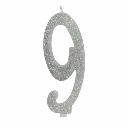 Sølvlys 9 år Glitter 12,5 cm