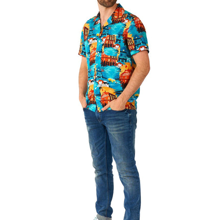 IT kortærmet skjorte til mænd <tc>OppoSuits</tc>