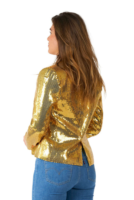 Paillet Gold Blazer Ladies <tc>Suitmeister</tc>