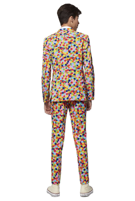 Party Confetti Suit Boy Teen <tc>OppoSuits</tc>