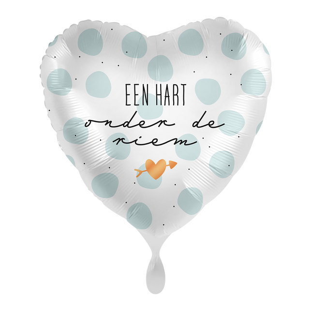 Et hjerte under bæltet Heliumballon tom 43 cm