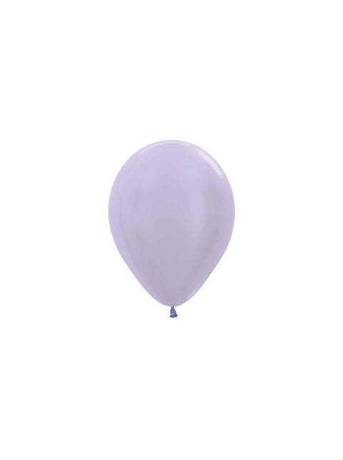 Balloner Pearl Lilac 12cm 50stk
