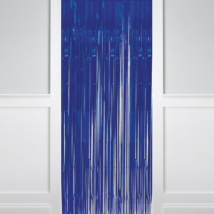 Mørkeblåt dørforhæng 2m