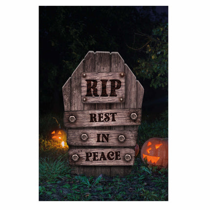 Halloween-dekoration Gravsten Rip 56 cm