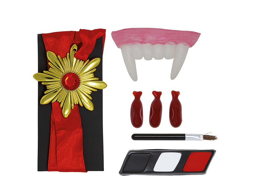 Halloween-sminkesæt med vampyrglitter