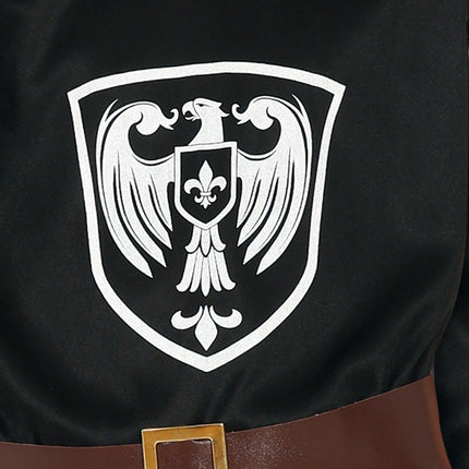 Ridderkostume sort dreng