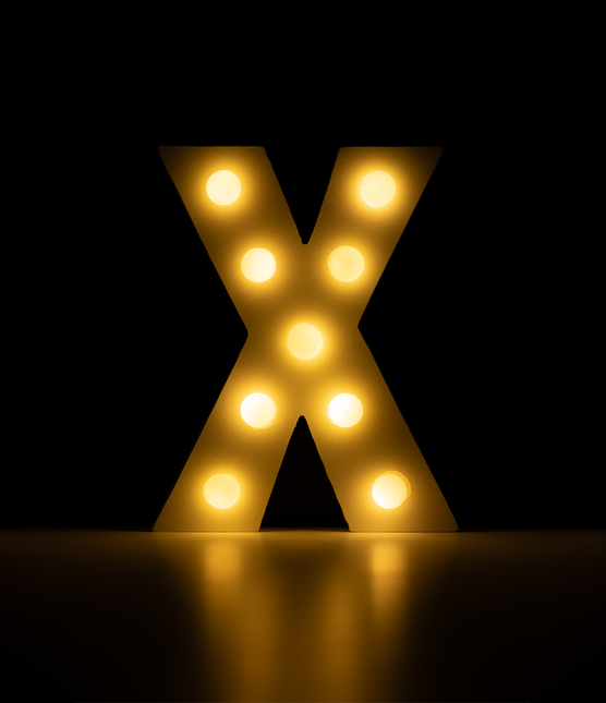 X Light Letter 16,5 cm