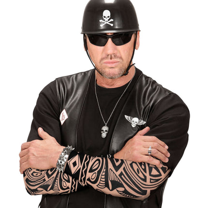 Sort falsk tatovering