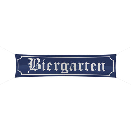 Oktoberfest-gadeflag Biergarten 1,8 m