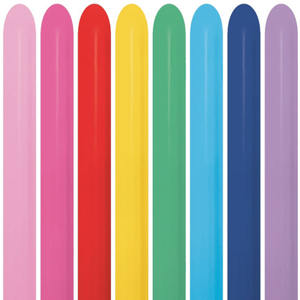 Modelleringsballoner Fashion Mix 5cm 152cm 100stk