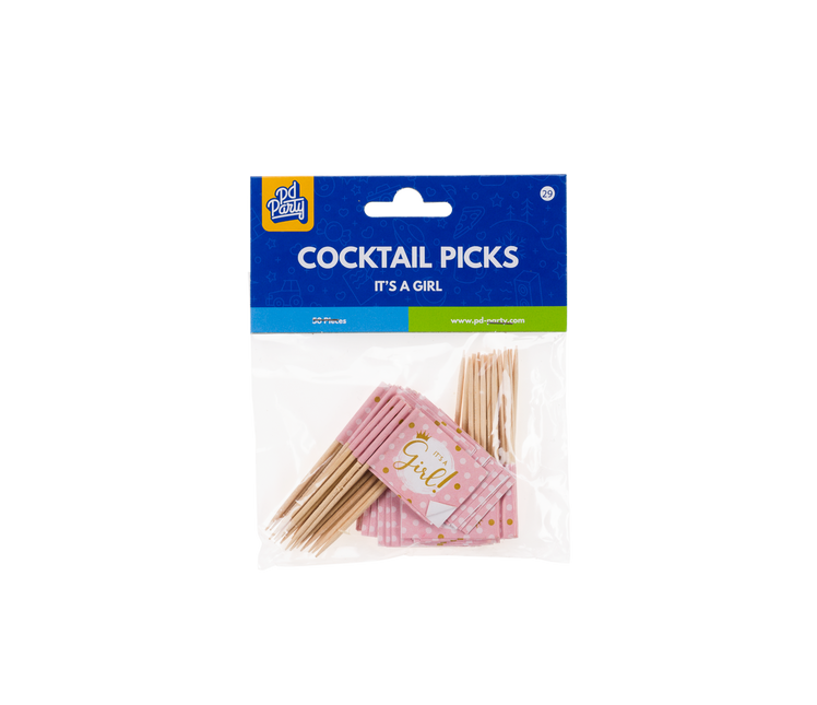 Det er en pige Cupcake Toppers