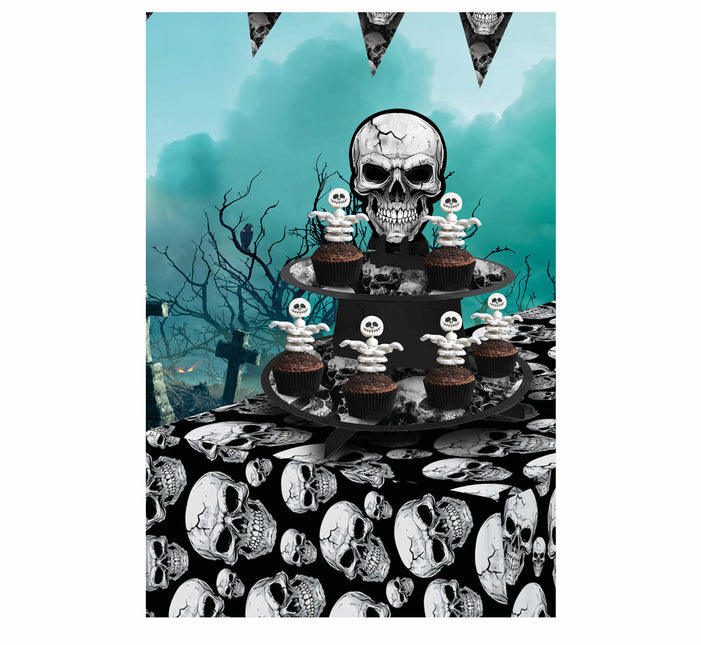 Halloween-borddekoration Skelet 36 cm