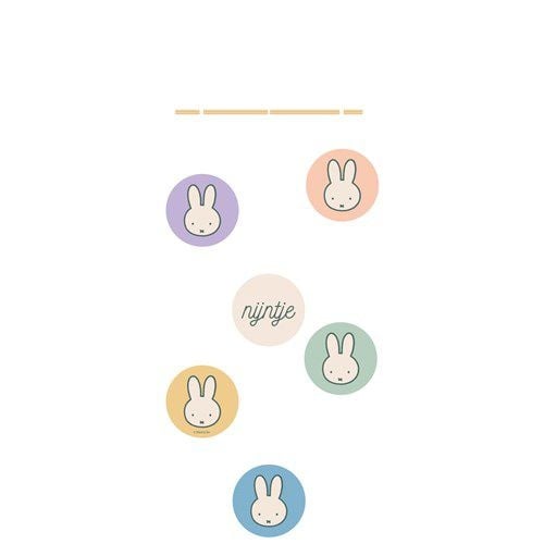 Miffy hængende dekoration 75 cm