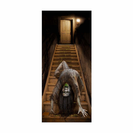 Halloween-dørplakat Spøgelse 180 cm x 80 cm
