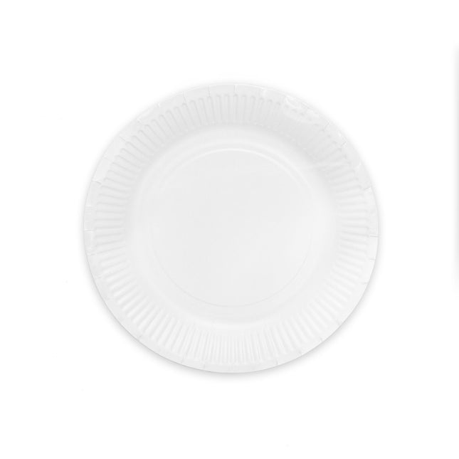 Witte Borden Papier 23cm 16st