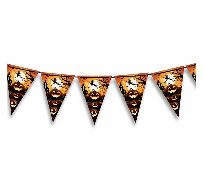 Halloween-guirlande græskar 3m