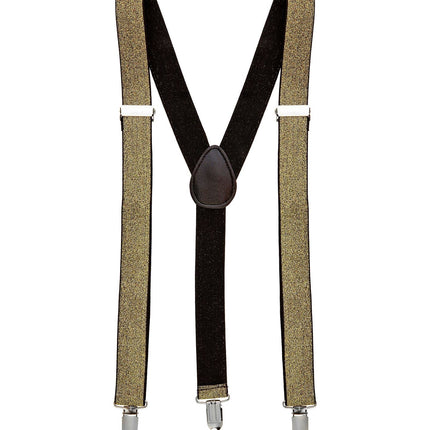 Sort-guld seler med glitter