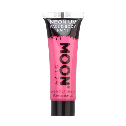 Moon Glow Intense Neon UV Face Paint Intense Pink 12ml