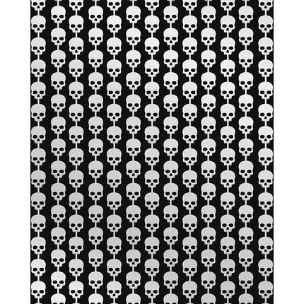 Halloween-dørforhæng kranier 2m