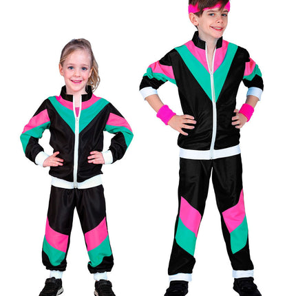 Grøn Pink Sort Træningsdragt Fejl barn