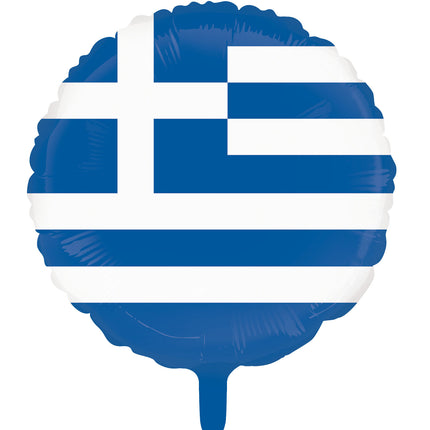 Heliumballon Grækenland tom 45 cm