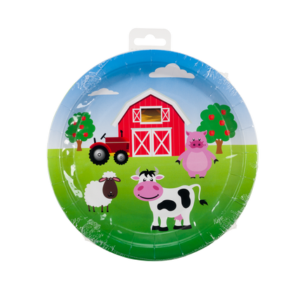 Farmyard-tallerkener 23 cm 8 stk