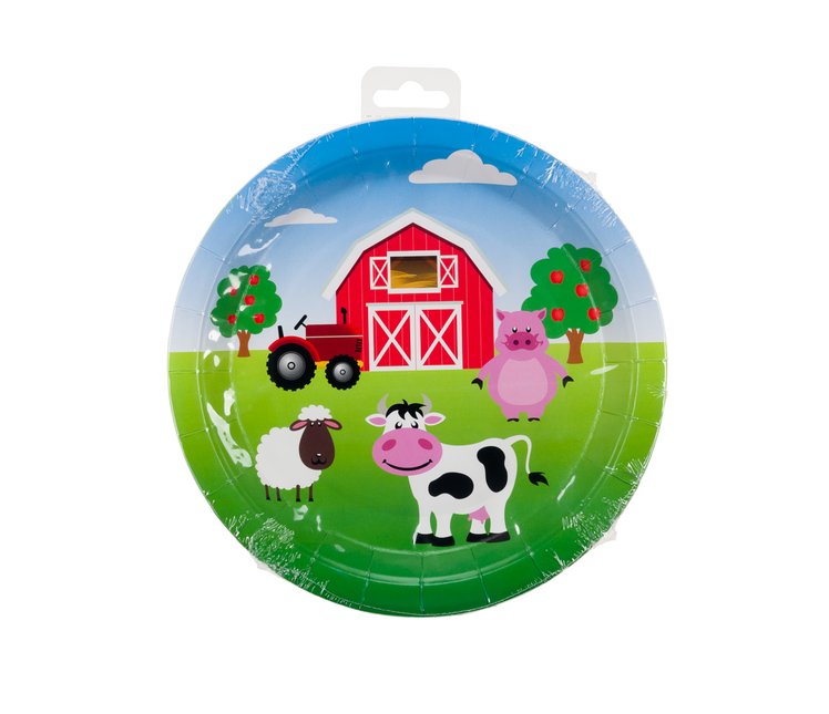 Farmyard-tallerkener 23 cm 8 stk
