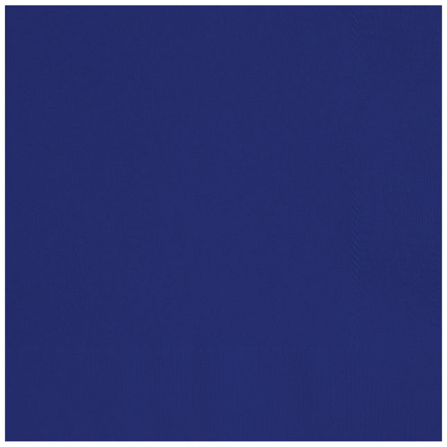 Donkerblauwe Servetten 2 Laags 25cm 20st