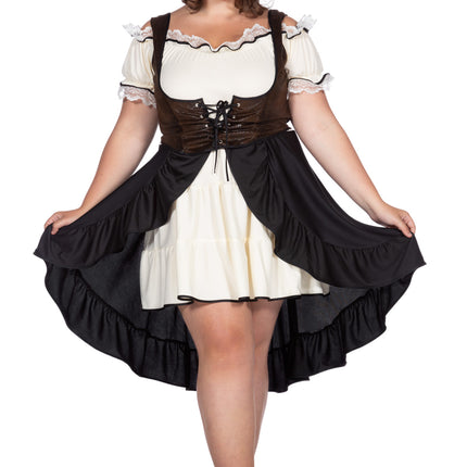 Cowgirl-kjole til damer med korset